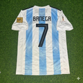 Argentina 2018 World Cup Home Retro Jersey – Éver Banega #7 – Back View