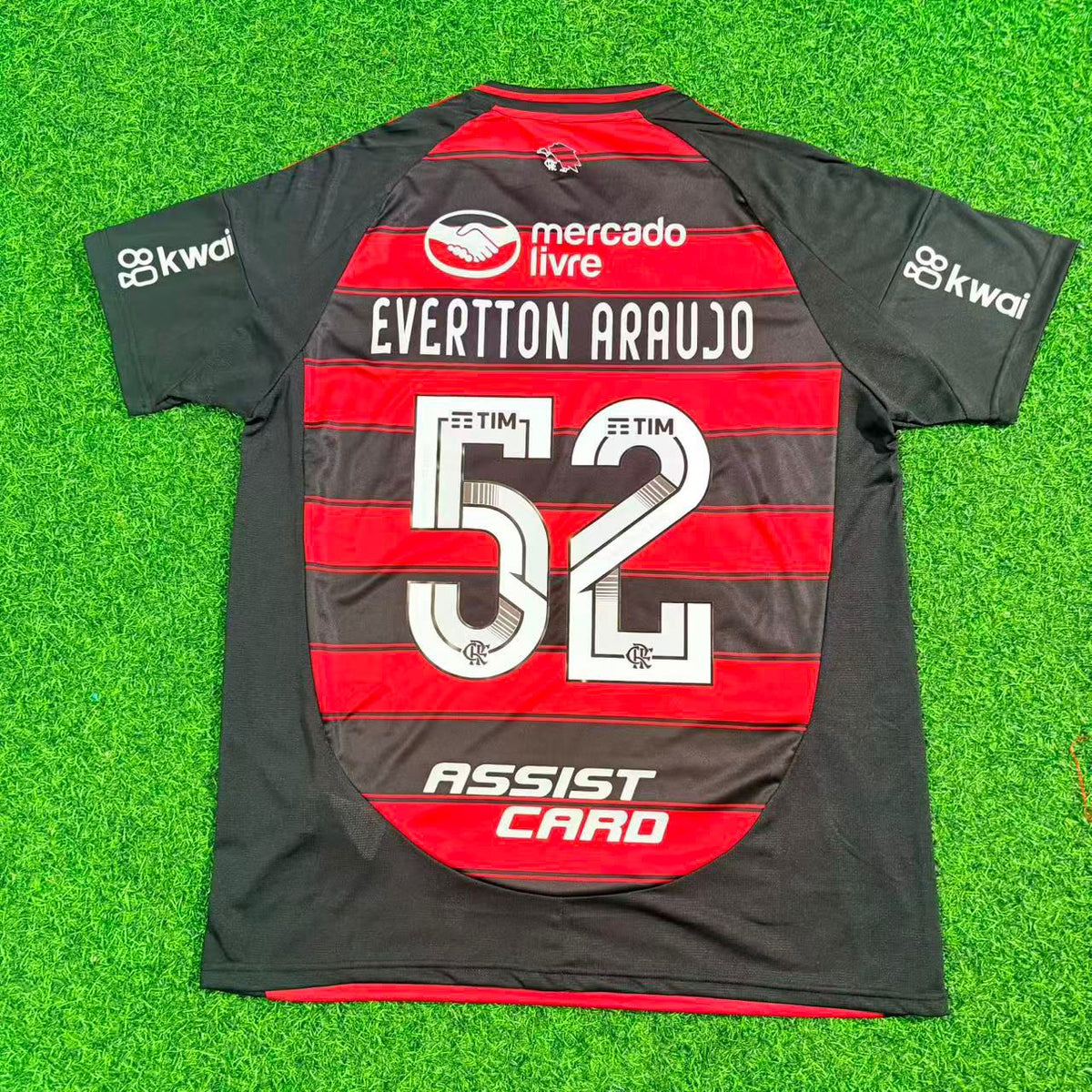 2026 Evertton Araujo Flamengo Football Jersey – Back View