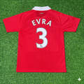 2010/11 Patrice Evra Manchester United Retro Home Football Jersey – Back View