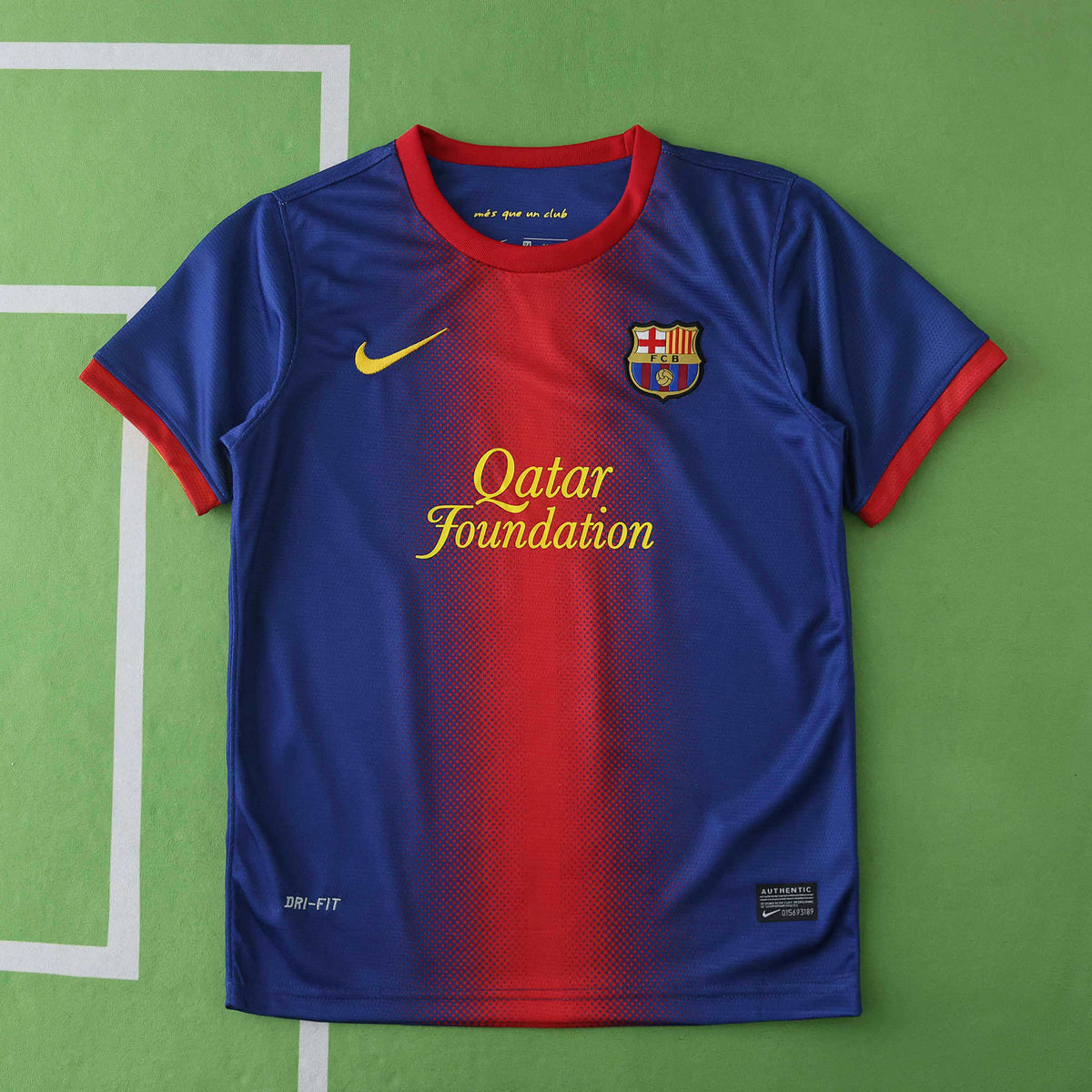 Barcelona 2012-2013 Season Kids Home Retro Football Jersey Trikot Maillot V3