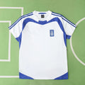 Greece EURO 2004 Final White Retro Home Kit Jersey – Back View