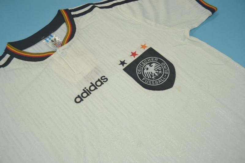 1996 Markus Babbel Deutschland EM Finale Heim Retro Fußballtrikot Set Jersey – 7
