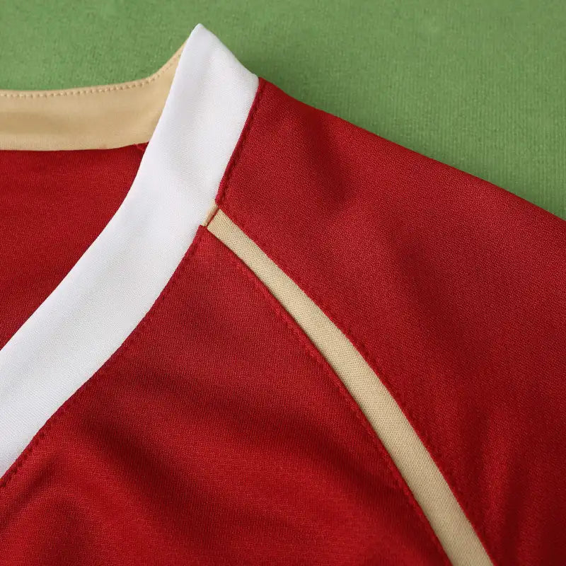 Manchester United F.C 06/07 Season Home Red Retro Football Jersey – Front View