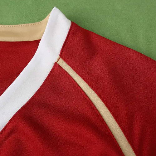 06/07 Manchester United F.C Home Red Retro Football Jersey – Front View