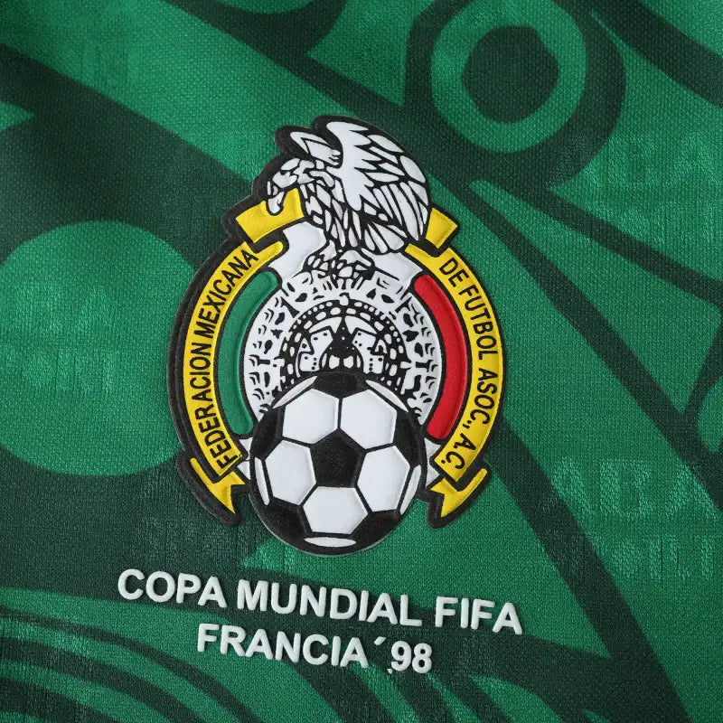 1998 Mexico Home Green Retro Football Jersey – 8