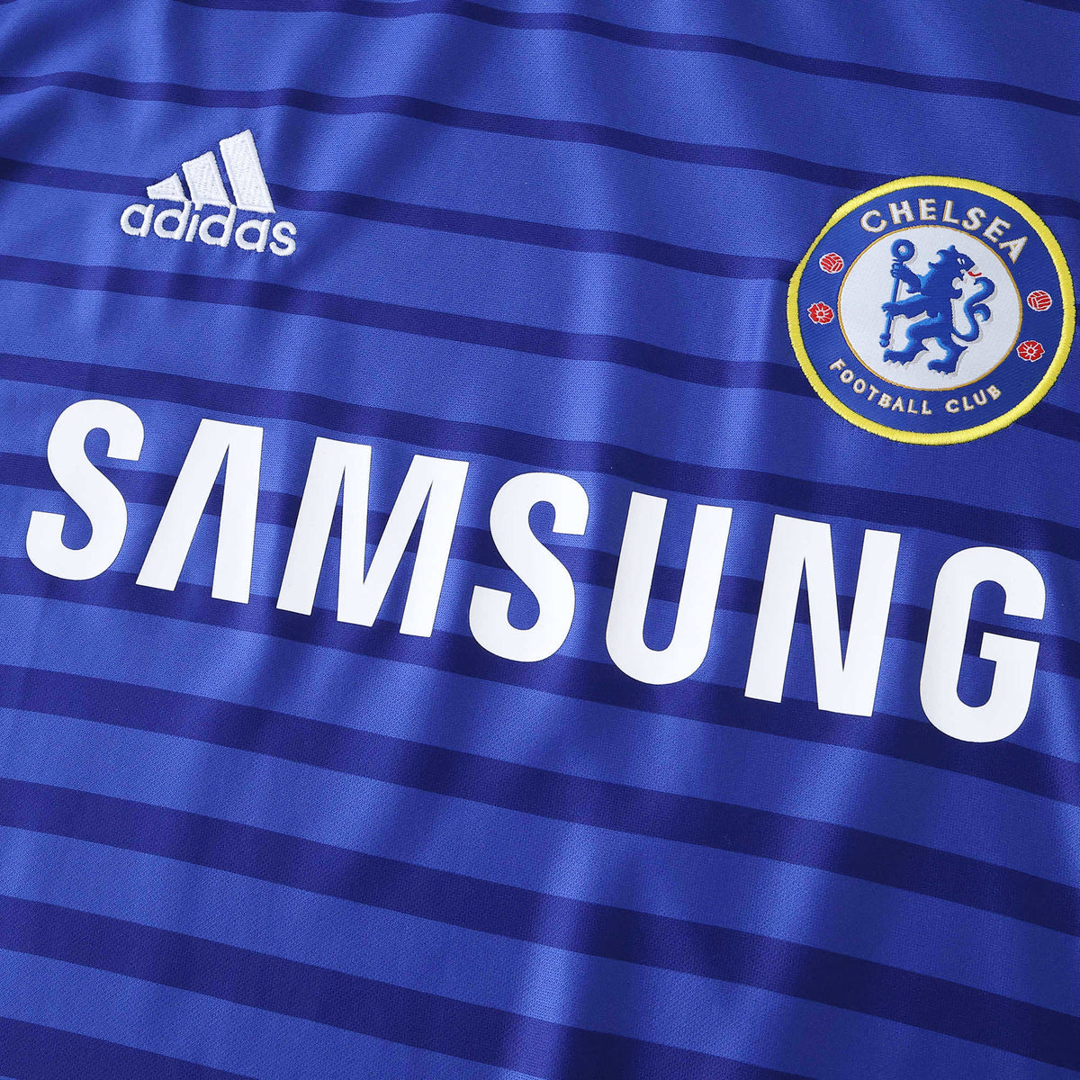 Chelsea 2014-2015 Season Home Blue Retro  Football Jersey Trikot Maillot V3