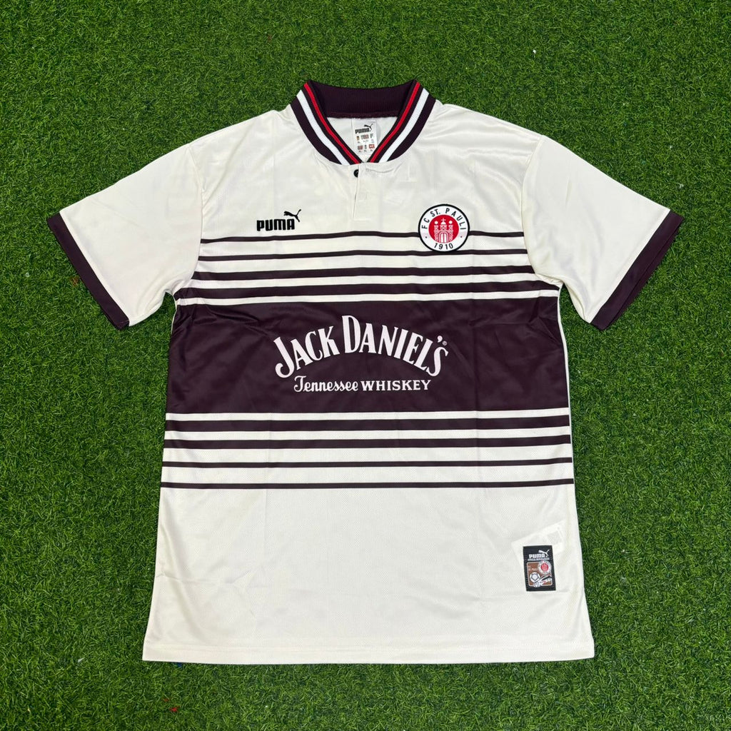Fabian Boll St. Pauli Special Retro Football Jersey – Front View