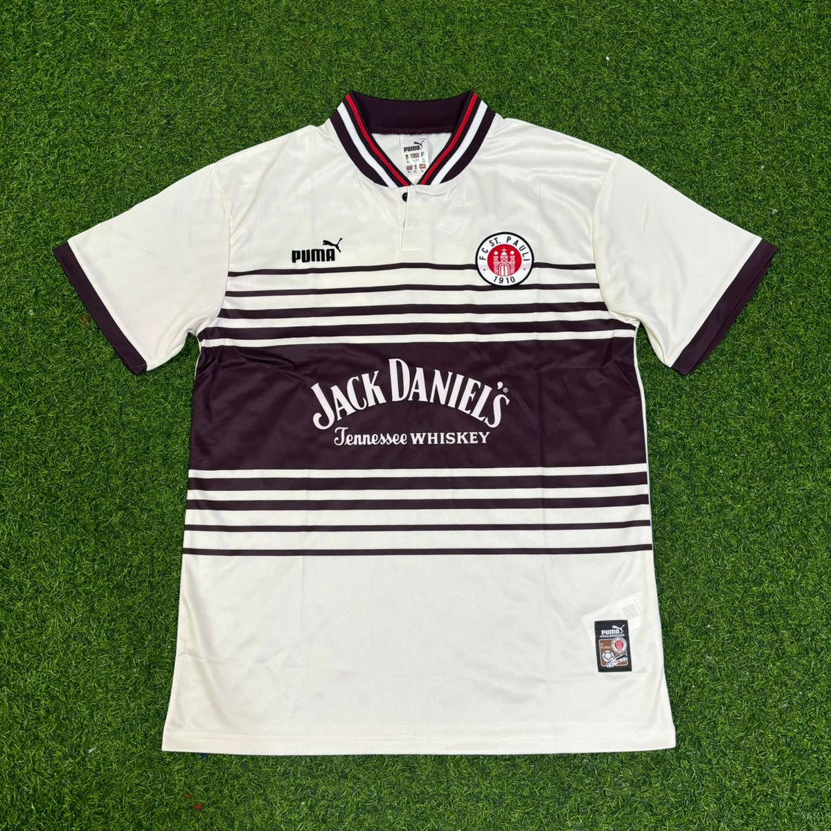 Fabian Boll St. Pauli Special Retro Football Jersey – Front View