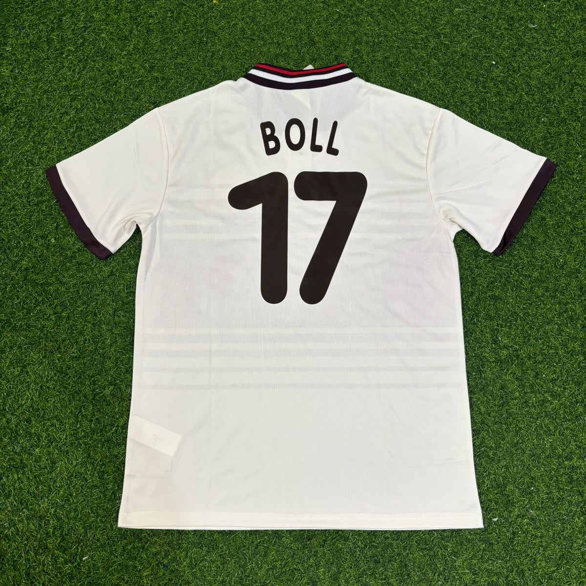 Fabian Boll St. Pauli Special Retro Football Jersey – Back View