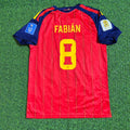 Spain 2026 World Cup Home Football Jersey – Fabian Ruiz #8 – Back View