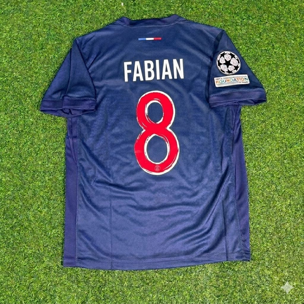 Fabián Ruiz Peña #8 Football Jersey – Back View