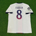 Fabian Ruiz White Jersey – Back View