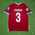 Liverpool 2019 2020 Home Retro Football Jersey – Fabinho 3# – Back View