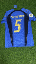 Fabio Cannavaro Italy 2006 World Cup Retro Football Jersey – Back View