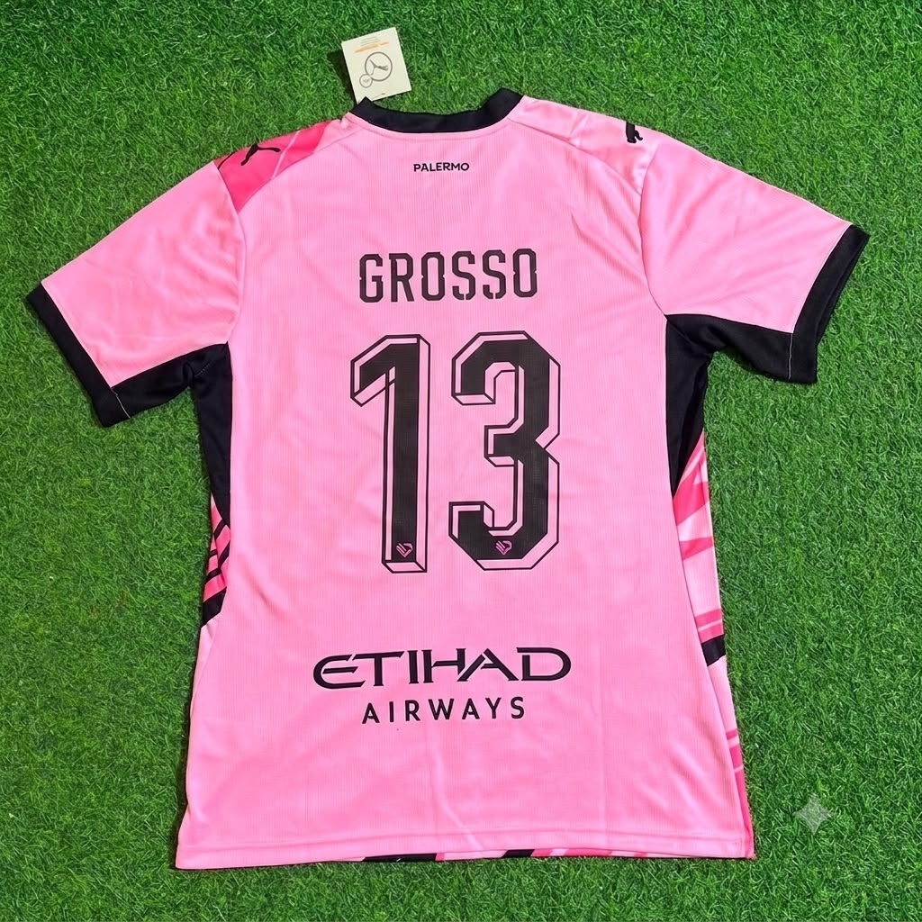Fabio Grosso Palermo Special Football Jersey – Back View