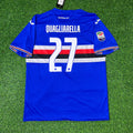 2016/17 Fabio Quagliarella Sampdoria Retro Football Jersey – Back View