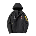 Milan Black Windbreaker Jacket – | Windbreaker Jacke | Coupe-Vent (Copy) – Back View