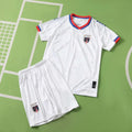 Cape Verde 2026 World Cup Kids Football White Jersey Kit – Back View