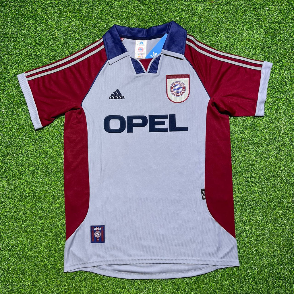 Bayern München 1998/99 Saison Grau Auswärts Retro – FC – 4