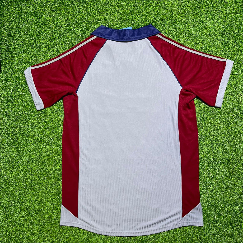 Bayern München 1998/99 Saison Grau Auswärts Retro – FC – Front View