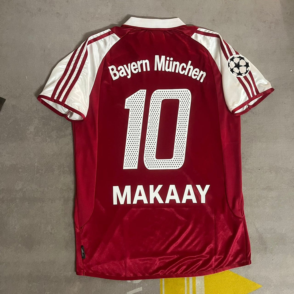 Roy Makaay 10 FC Bayern Munich 2003 2004 Retro Jersey Jersey – Back View