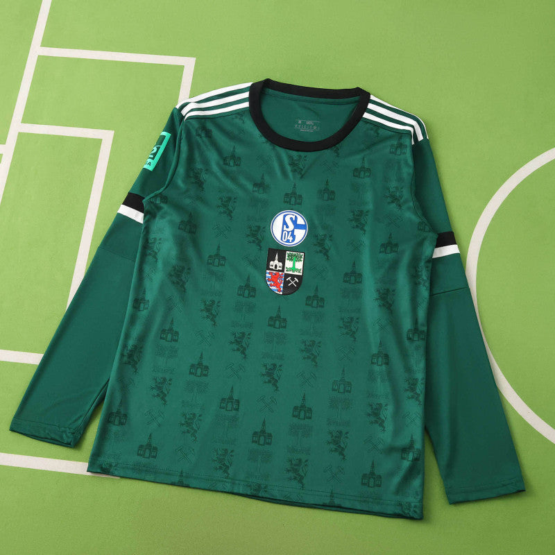 Schalke 04 150th anniversary 2025/2026 Season Long Sleeve Jersey – Fc – Front View
