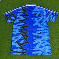 FC Schalke 04 1992/93 Blaues Heimtrikot Fußball retro – Back View