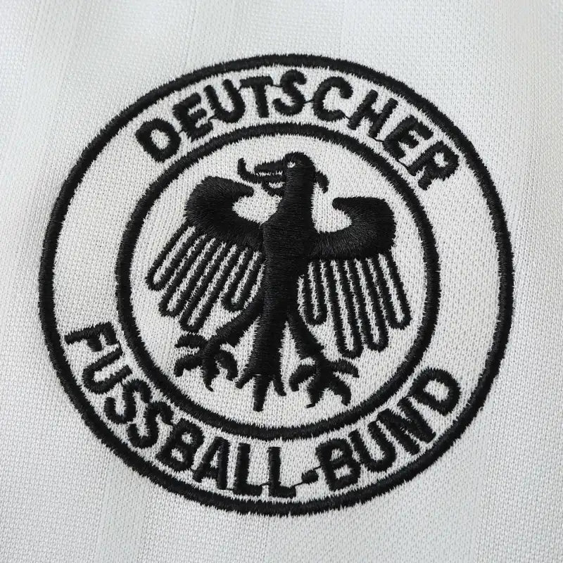 1992 Germany Deutschland Season Home White Retro Football Jersey – 6