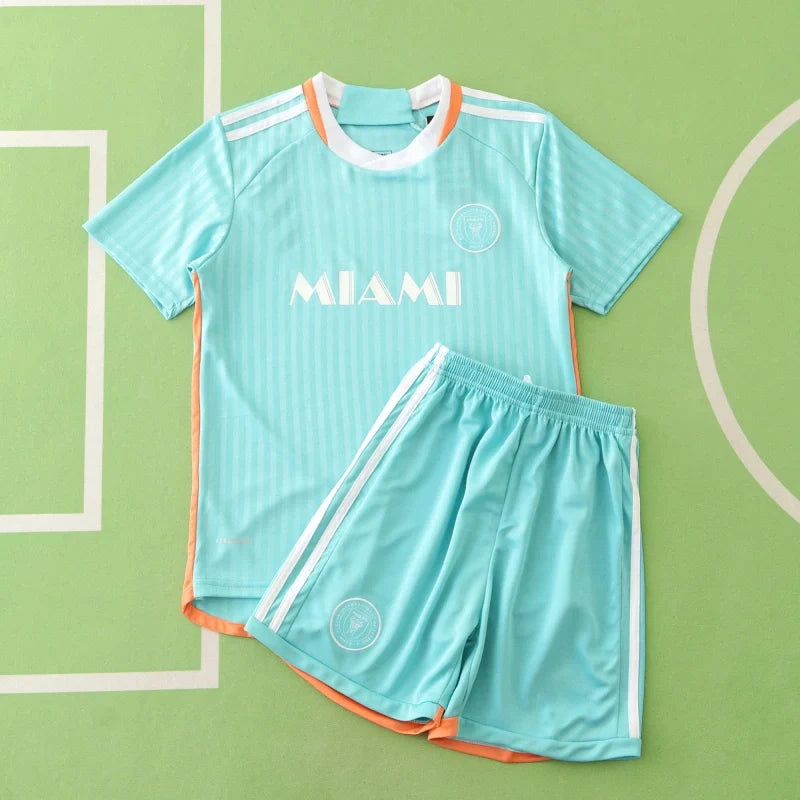 Lionel Messi Blue Kids Kit Kindertrui – Detailed View