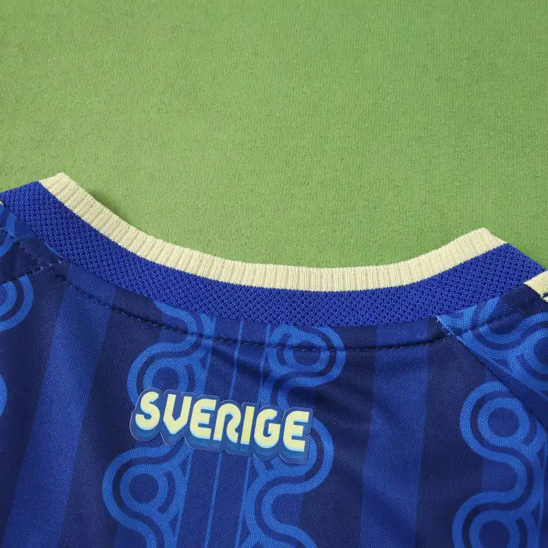 Sweden World Cup 2026 Away Football Jersey Shirt – Detailed View