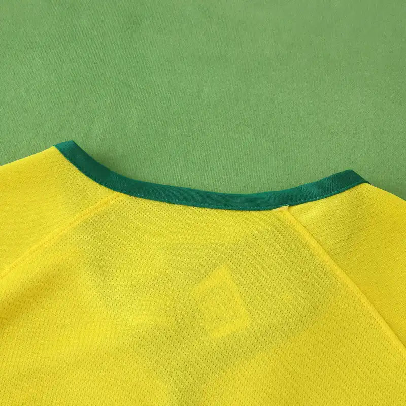Brazil 2014 Season Yellow Retro Jersey – 4