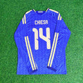 Italy 2026 World Cup Long Sleeve Football Jersey – Federico Chiesa – Back View