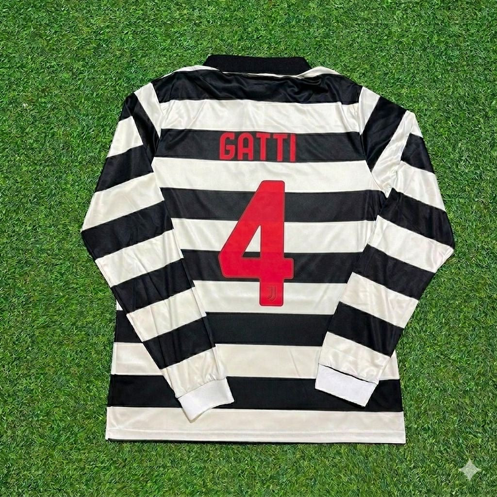 Juventus New Season Fourth Long Sleeve Jersey – Federico Gatti #4 – Back View