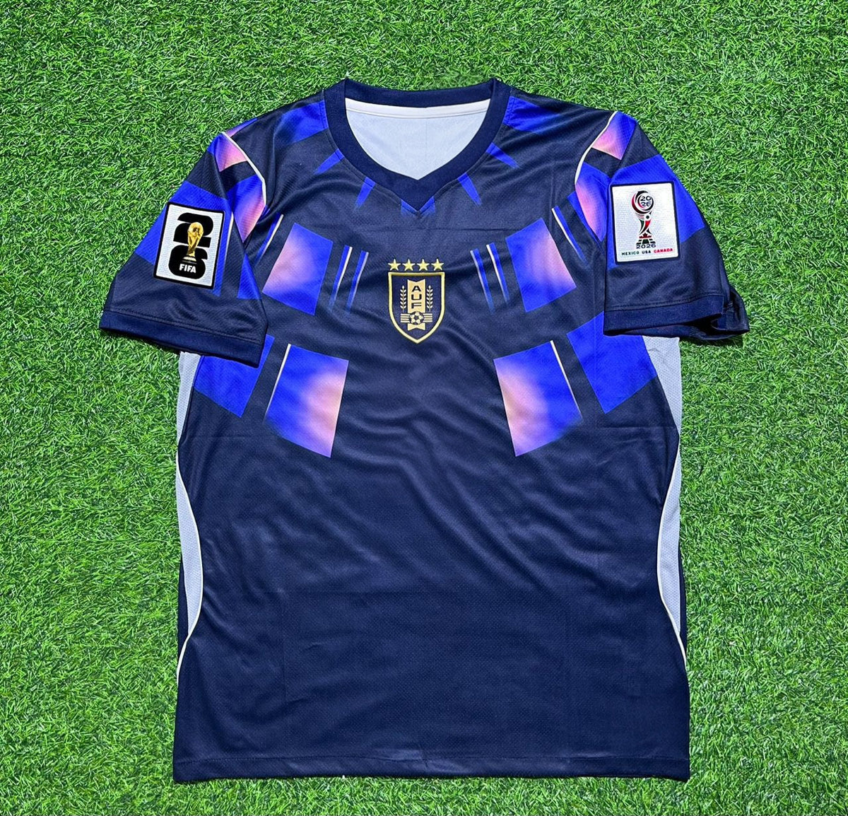 Uruguay 2026 World Cup Football Jersey – Luis Suarez #9 – Front View