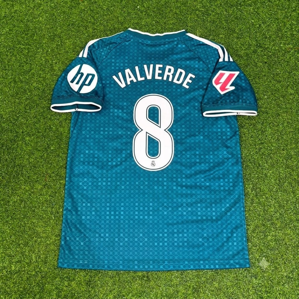 Federico Valverde Football Jersey – Back View