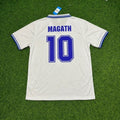 Felix Magath #10 Hamburger SV 1979/80 Weißes Heimtrikot Retro – Back View