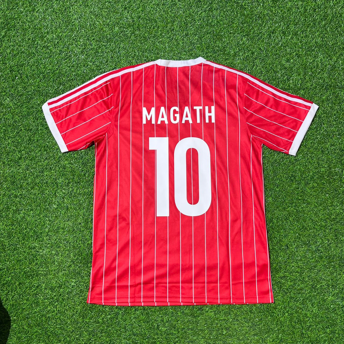 Felix Magath Hamburger SV Rotes Heimtrikot Retro – Back View