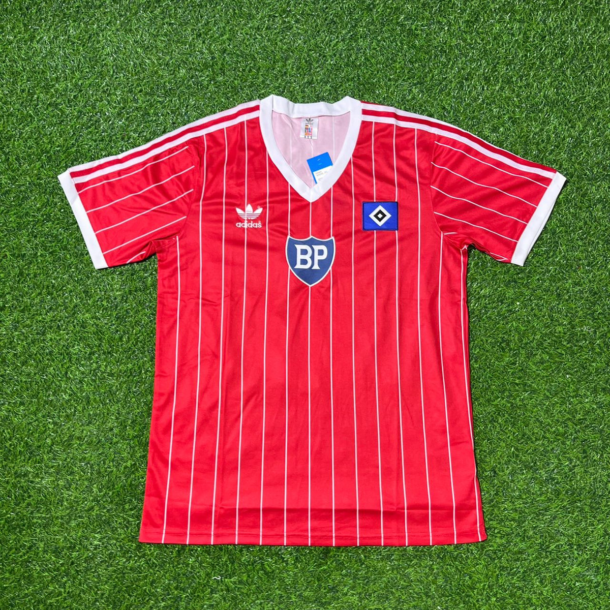 Uwe Seeler Hamburger SV Rotes Heimtrikot Retro Fußballtrikot Jersey – Front View