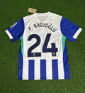 2026 Ferdi Kadıoglu Brighton Football Jersey – Back View