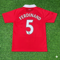 Manchester United 2010/2011 Retro Home Football Jersey – Rio Ferdinand – Back View