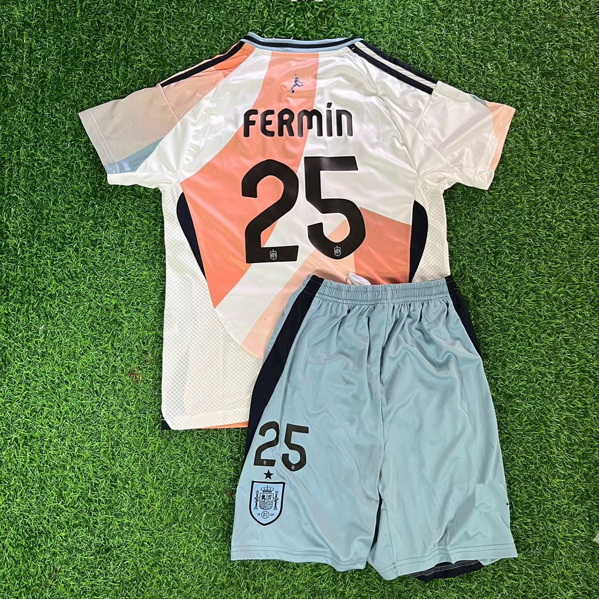 Fermin Lopez Spain Jersey – | | – Back View
