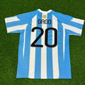 Argentina Retro Jersey – Fernando Gago 20- 2010 World Cup – Back View