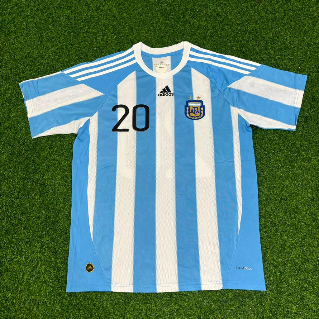 Argentina Retro Jersey – Fernando Gago 20- 2010 World Cup – Front View