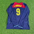 Atlético Madrid Spider-Man 2003-2004 Long Sleeve Retro Football Jersey – Fernando Torres – Back View