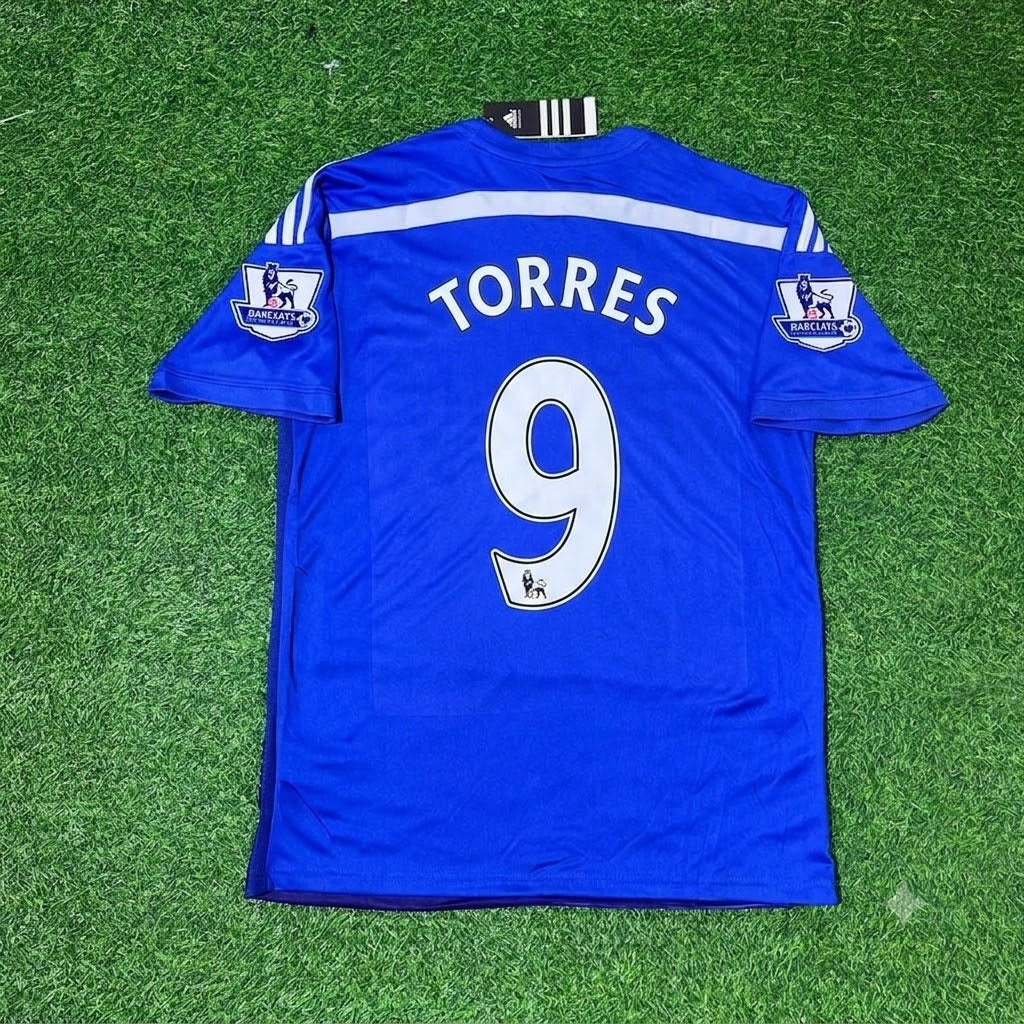 Fernando Torres Chelsea Commemorative Home Football Jersey – Back View