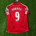 Fernando Torres Liverpool Long Sleeve Retro Football Jersey – Back View