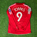 Fernando Torres 9 – Liverpool 2007 Athens Champions League Final Retro Kit Jersey – Back View