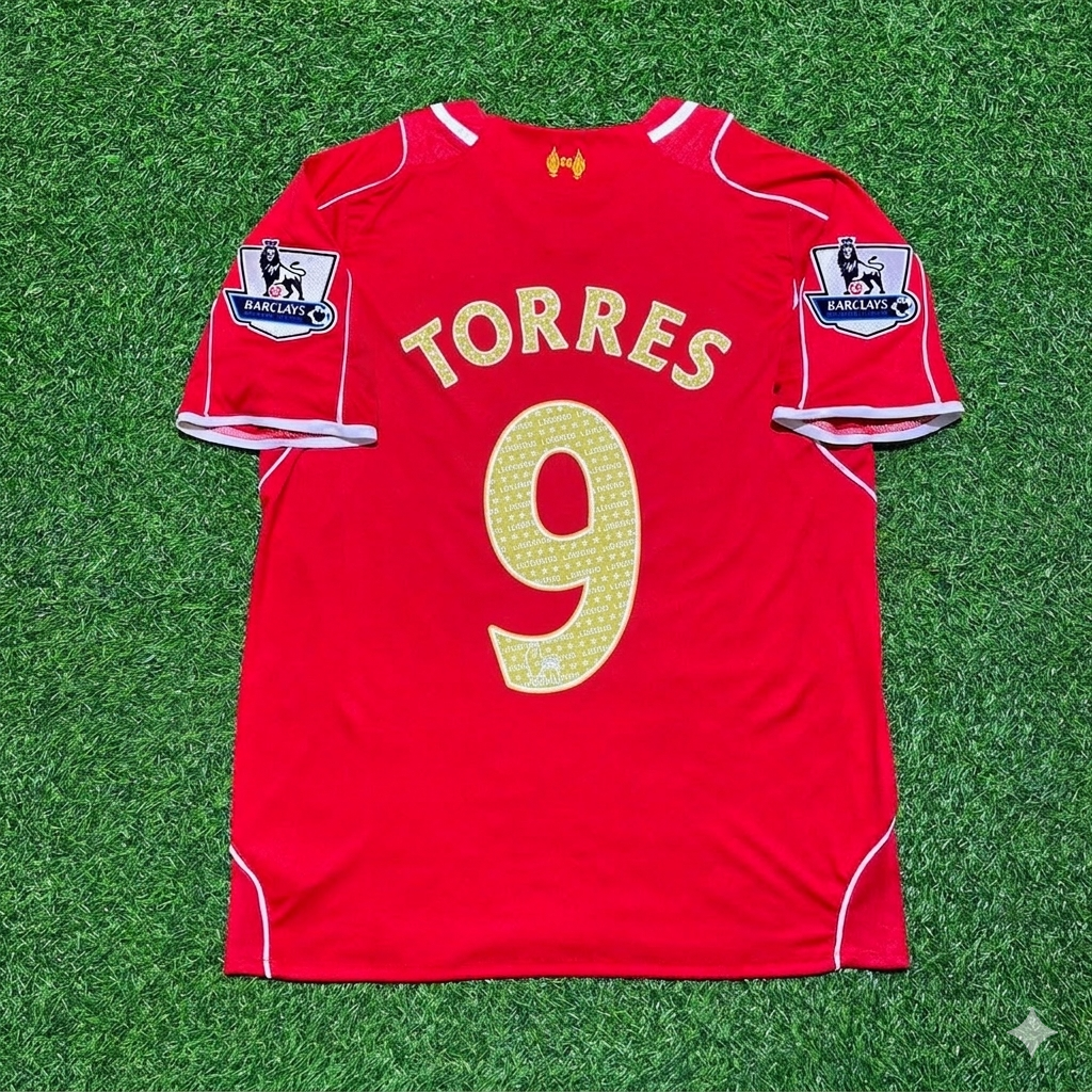 Liverpool Special Retro Jersey – Fernando Torres #9 – Back View