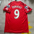 Fernando Torres Liverpool 2010 2011 Season Red Retro Jersey – Back View