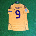 Spain EURO 2008 Retro Football Jersey – Fernando Torres 9- – Back View